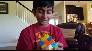 Pranav solving cube in less than 30 seconds!
