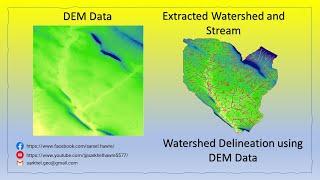 Watershed Delineation using DEM data in ArcGIS