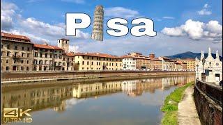 [4K]  Along Arno River | Pisa, Italy |