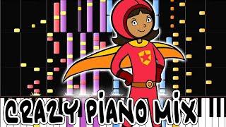 Crazy Piano Mix! WORDGIRL Theme