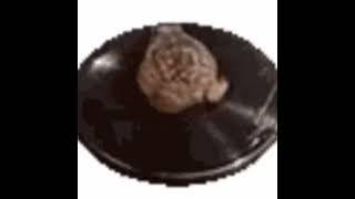 Low Quality Frog Spinning on a Record with Bloopin Playing in the Background