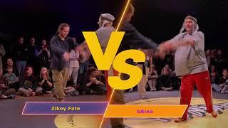 1 4 Hip Hop boys Zikey Fate VS bAina