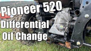 How to change the differential oil Pioneer 520 HONDA / MAX’S MOTO SHOP