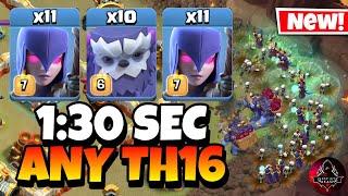 EPIC STRATEGY | Th16 Yeti Witch Quake Attack Strategy | Th16 Yeti Witch | Best Th16 Attack Strategy