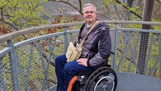 Treetopwalk Edersee mit Rollstuhl ‍‍️ Baumwipfelpfad / barrierefrei / rollstuhlgerecht / toll!