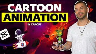 Make Your Own CARTOON Animation in CapCut | Step by Step Tutorial