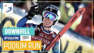 Breezy Johnson | 3rd place | Val d'Isère | Women's Downhill | FIS Alpine