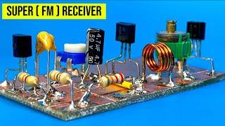 how to make a simple super fm receiver circuit, KAIWEETS