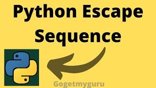 Python tutorial for beginners | Python Escape Sequence