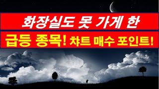 단타와 스윙을 위한 수급이 들어 온 장대양봉 종목! 일봉과 분봉 챠트!