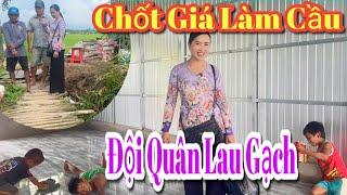Nhiều Bất Ngờ Sau Khi Lót Gạch Nền Nhà Chống Lún Bằng Tre Của Chị Hạnh 5 Con| PHƯƠNG THÚY TV#1056