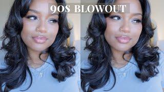 HOW TO: 90s blow out on natural hair