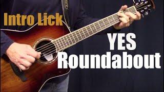 Learn Roundabout Intro - Yes - Acoustic Guitar Lesson