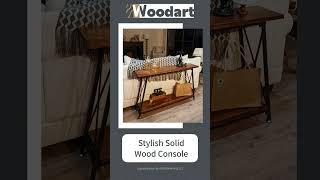 Stylish Solid Wood Console