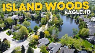 AMAZING NEIGHBORHOOD in Eagle, Idaho - ISLAND WOODS Community Tour