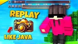 Java-Level Replay in Pocket Edition! | Ultimate Mod Upgrade | REPLAY Mod For Mcpe