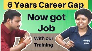 After 6 Years Career Gap, He got Job | Job Placement Hyderabad | @Pashams