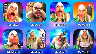 Mr Meat 1, 2, 3, 4, 5, 6, 7 & 8 Full Gameplay || Mr Meat Horror 3d Mod || Game Mod