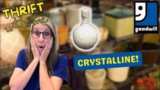 I FOUND CRYSTALLINE POTTERY at the Goodwill in Las Vegas - Thrift With Me