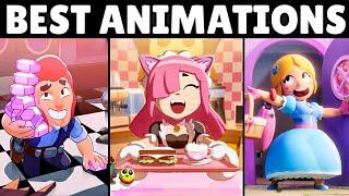 TOP 10 BRAWL STARS ANIMATIONS COMPILATION!