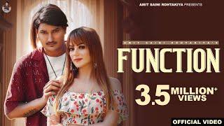 AMIT SAINI ROHTAKIYA : Function फंक्शन ( Official Video ) New Haryanvi Songs Haryanavi 2023