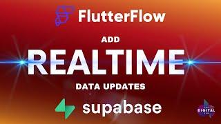 Add Realtime #Supabase Data Updates to your #FlutterFlow Project