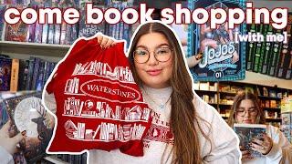 come BOOK SHOPPING with me + book haul  a cozy bookstore vlog!