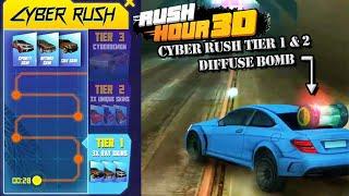 Rush Hour 3D Gameplay / Walkthrough - Cyber Rush Tier 1 & 2