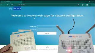 How to Configure Huawei epon wifi onu | FTTH Huawei ONU HS8145C5 | Huawei ONU HS8145C5 configuration