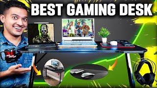 White Mulberry Gaming Desk : Review️Best Desk Setup For Gamers & Professionals !! 