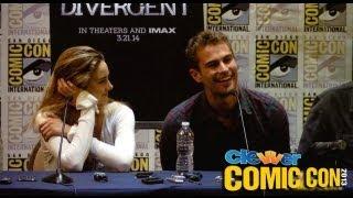 DIVERGENT Panel Comic-Con 2013: Shailene Woodley, Theo James, Veronica Roth, Neil Burger