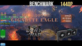 Warhammer 40,000: Dawn of War III RTX 3070 Gigabyte Eagle Benchmark Ryzen 5800x 1440p