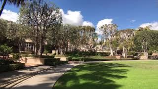 The formal gardens on 1.68 acres at Maison 808 the largest estate in Beverly Hills flats.