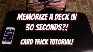 Memorized Deck Challenge - Awesome Card Trick Performance/Tutorial