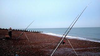 SEA FISHING UK - FISHING AT LANGNEY POINT EASTBOURNE - SHORE FISHING IN EAST SUSSEX