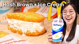 Is McDonald’s Hash Brown Ice Cream Sandwich HACK, Worth the HYPE? 