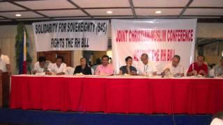 Joint Christian-Muslim Conference Against RH Bill - Archbishop Oscar Cruz Part 1 20110606