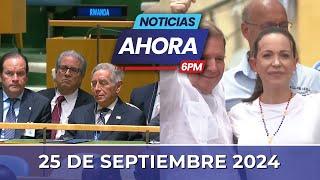 Noticias de Venezuela hoy en Vivo  Miércoles 25 de Septiembre de 2024 - Ahora Emisión Central