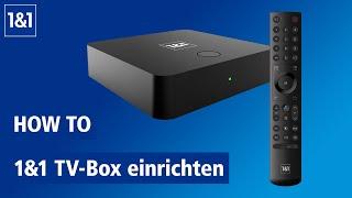 1&1 TV-Box anschließen und einrichten