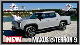 Maxus e-Terron 9 Premium electric pickup with plenty of power