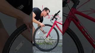 STOP LOCKING YOUR BIKE UP (IN THIS WAY) - Wheel Security PRO TIP
