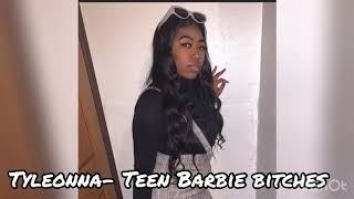 TYLEONNA- TEEN BARBIE BITCHES ( LYRIC VIDEO)