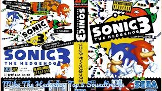 Mike The Hedgehog Sonic 3 Top 5 Favourite Soundtracks