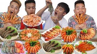 Hưng Troll | Thử Thách Người Cuối Cùng Ngừng Ăn Tôm Sú Sốt Cay Samyang x2 Thắng Nhận 500$