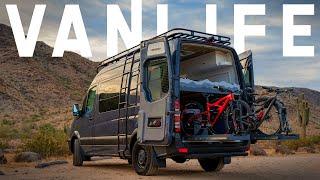 Ultimate Custom Mountain Bike Conversion Van - Van Life Tour