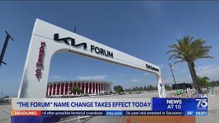 Inglewood's Forum officially becomes the 'Kia Forum'