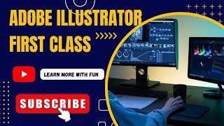 Adobe illustrator first class in Urdu..||learn more with fun...