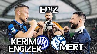 FUSSBALL CHALLENGE GEGEN KERIM ENGIZEK ️ EDIZ RÜŞTÜ IM TOR 