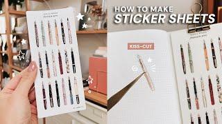 How to Make Kiss-Cut Sticker Sheets at Home