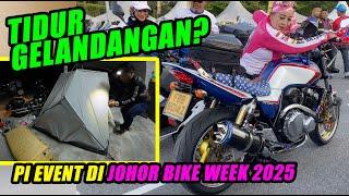 Part 2 of 5 (Day 1) Johor Bike Week | Bermalam di Lepak Sepak Campsite | 6th Ride WMoto V16